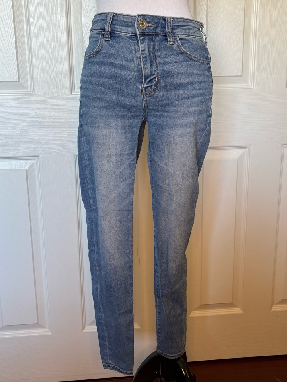 American Eagle Light Blue Women’s Ne(x)t Level Stretch Hi-Rise Jegging